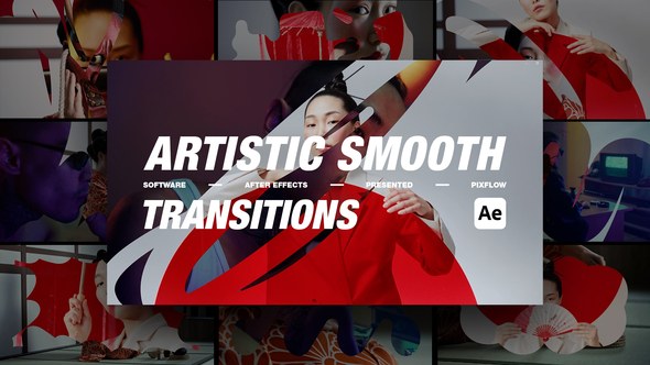 Videohive Artistic Smooth Transitions for After Effects Broadcast-packages template preview