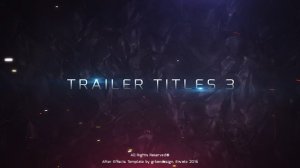 Trailer Titles 3 Video Displays template preview