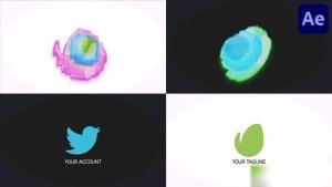 Videohive Mosaic 3D Logo for After Effects Logo Stings template preview