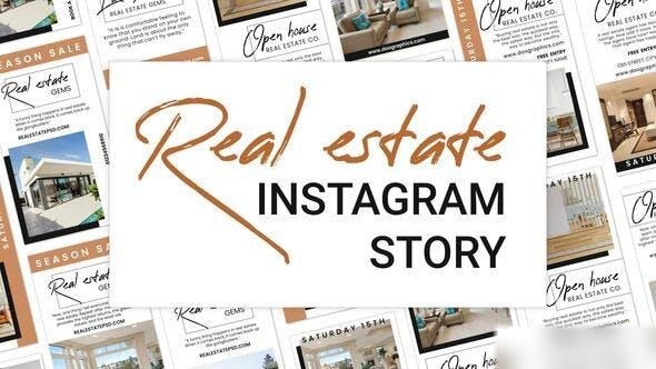 Videohive Real Estate Instagram Stories 33966223 Openers template preview