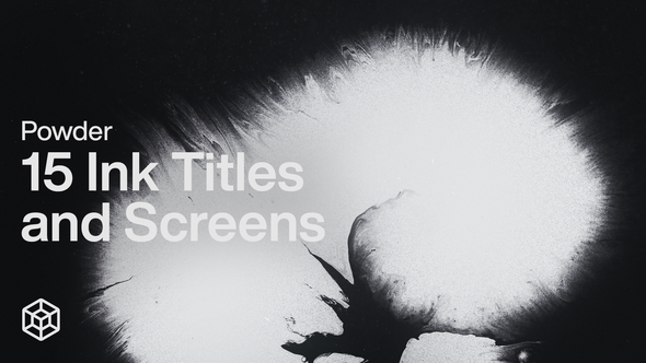 Videohive Powder - 15 Ink Titles and Screens Video Displays template preview
