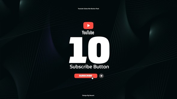 Videohive Youtube Subscribe Buttons Pack 47856117 Elements template preview