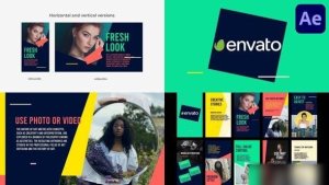 Videohive Creative Colorful Slideshow for After Effects Openers template preview
