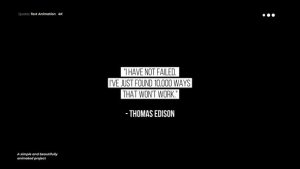 Quotes Text Animation | MOGRT Premiere Pro template preview