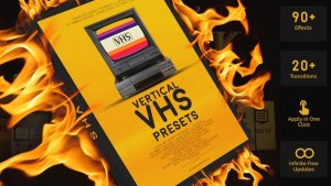 Videohive Vertical VHS Presets Pack Elements template preview