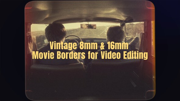 Videohive 30+ Old Film Frame Pack вЂ“ Vintage Overlay Borders for Retro Cinematic Look Elements template preview
