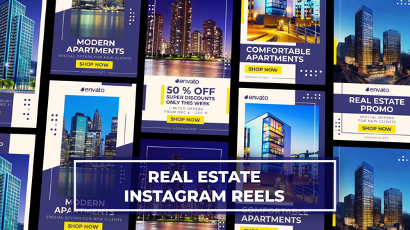 Videohive Real Estate Instagram Reels After Effects Template Product Promo template preview