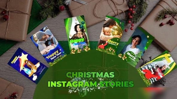 Videohive Creative Christmas Instagram Stories Openers template preview