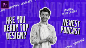 Modern Podcast Promo MOGRT for Premier Pro Premiere Pro template preview