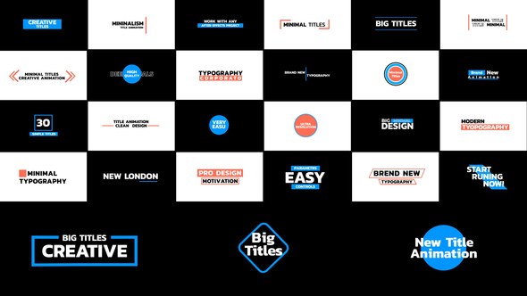 Videohive Simple Titles 44314673 Titles template preview