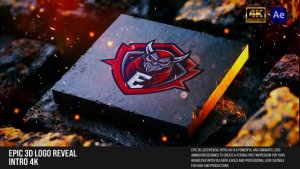 Videohive Epic 3D Logo Reveal Intro 4K Logo Stings template preview
