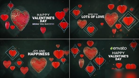Videohive Valentines Day Opener // Valentine's Greetings Openers template preview