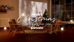 Videohive Romantic Christmas Room Broadcast-packages template preview