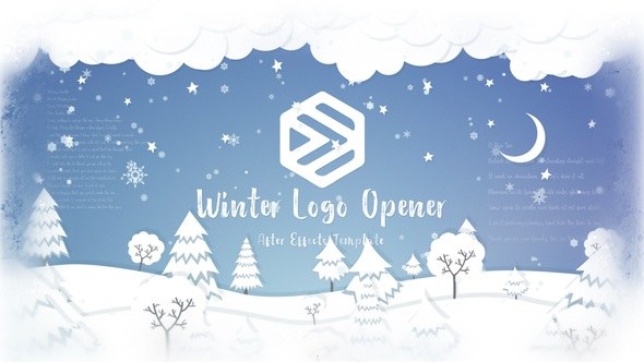 Videohive Minimal Winter Logo Logo Stings template preview