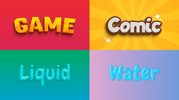 Videohive Text Effect - Kid Style 01 Titles template preview