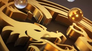 Videohive Pure Gold Logo Reveal Logo Stings template preview