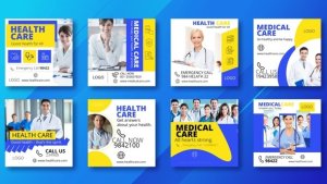 Videohive Medical Health Promo Instagram Post V26 Product Promo template preview