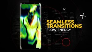 Videohive Vertical Flow Energy Transitions | After Effects Elements template preview