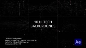 Videohive Stardust - Hi-Tech Backgrounds Elements template preview