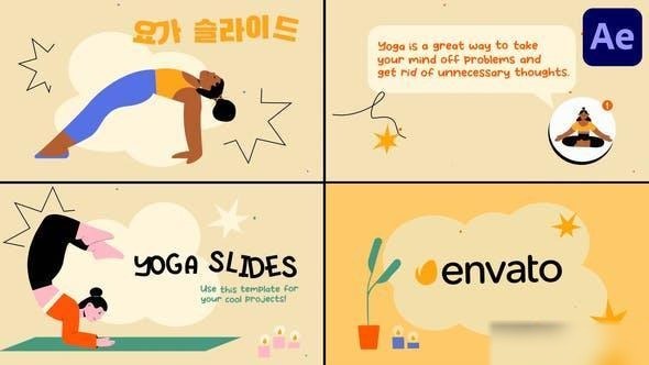 Videohive Yoga Explainer Scenes for After Effects Openers template preview