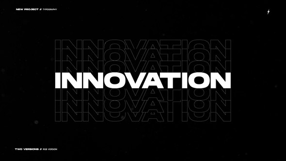 Videohive Typography 55257317 Titles template preview