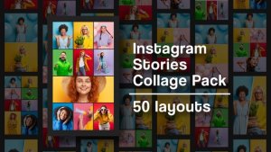 Videohive Instagram Stories Collage Pack Elements template preview