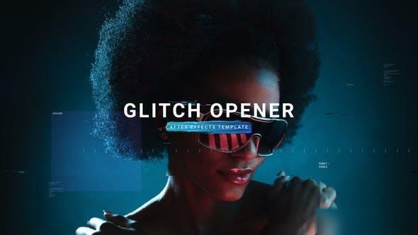 Videohive Glitch Opener 23448878 Openers template preview