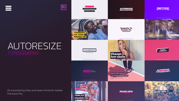 Videohive Auto Resizing Titles Titles template preview