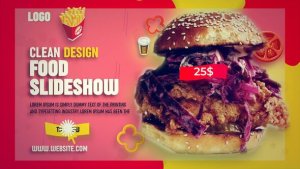 Videohive Food Slideshow 33286819 Product Promo template preview