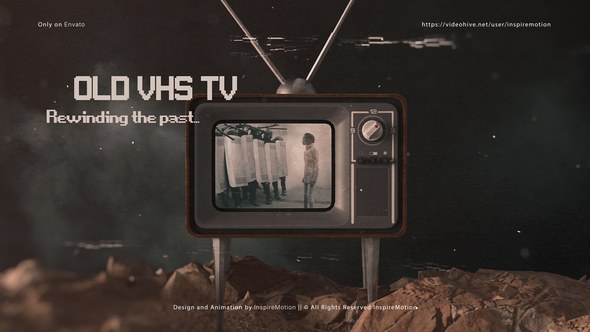 Videohive Old VHS TV Display Video Displays template preview