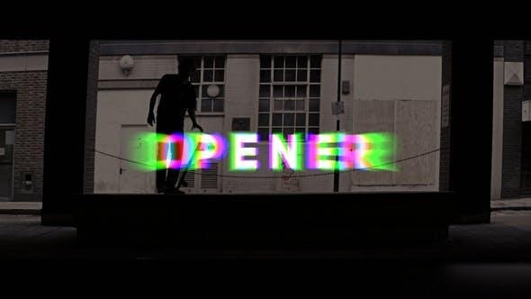 Videohive Grunge Glitch Opener 23627633 Openers template preview