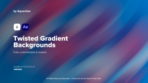 Videohive Twisted Gradient Backgrounds Elements template preview