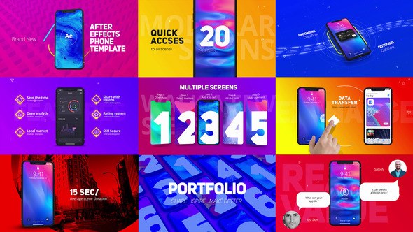Videohive PhoneX App Promo Product Promo template preview