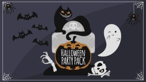 Videohive Halloween Party Pack Titles template preview