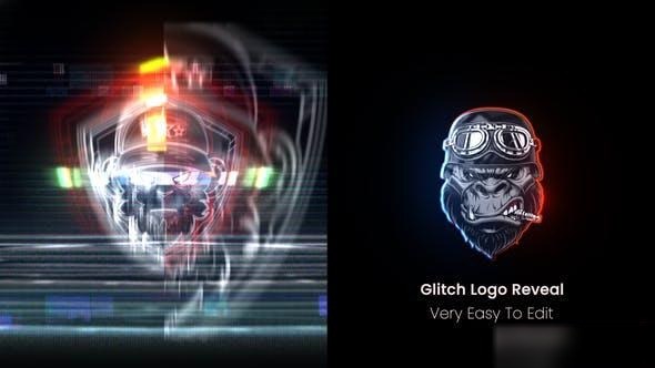 Videohive Glitch Logo Reveal 36321940 Logo Stings template preview