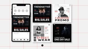 Videohive Streetwear Promotion Instagram Post Product Promo template preview