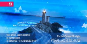 Parallax Slideshow Video Displays template preview