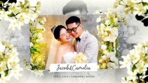 Videohive Wedding Slideshow | Floral Wedding Photos Video Displays template preview
