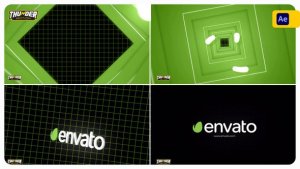 Videohive Dynamic Shape Tunnel Logo Reveal Logo Stings template preview