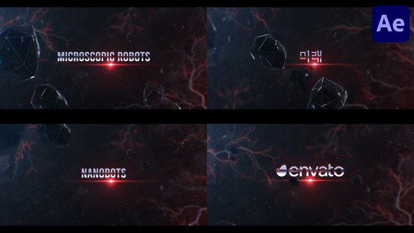 Videohive Nanobots for After Effects Titles template preview