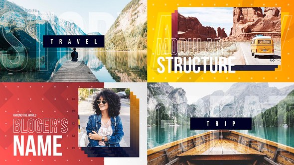 Videohive Vlog Intro / Youtube Channel / Travel Blog Opener / Dynamic Typography Openers template preview