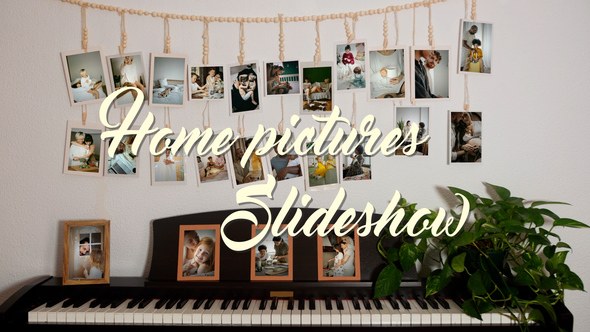 Videohive Home Pictures Interior Slideshow Video Displays template preview