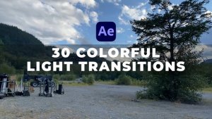 Videohive 30 Colorful Light Transitions Broadcast-packages template preview