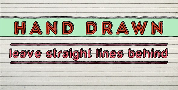 Hand Drawn Video Displays template preview