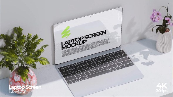 Videohive Laptop Screen Mockup 59059046 Product Promo template preview