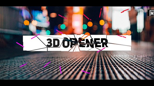 Videohive Stomp 3D Opener Openers template preview