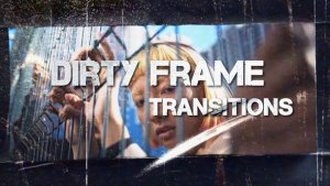 Videohive Dirty Frame Transitions Elements template preview