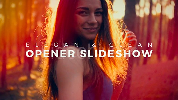 Videohive Elegant and Clean Opener Slideshow Openers template preview