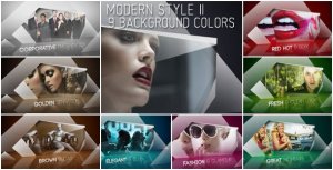 Modern Style II Video Displays template preview