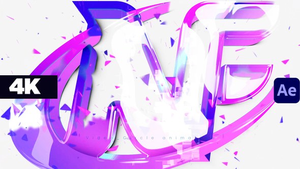 Videohive Clean Particle Logo Reveal Logo Stings template preview